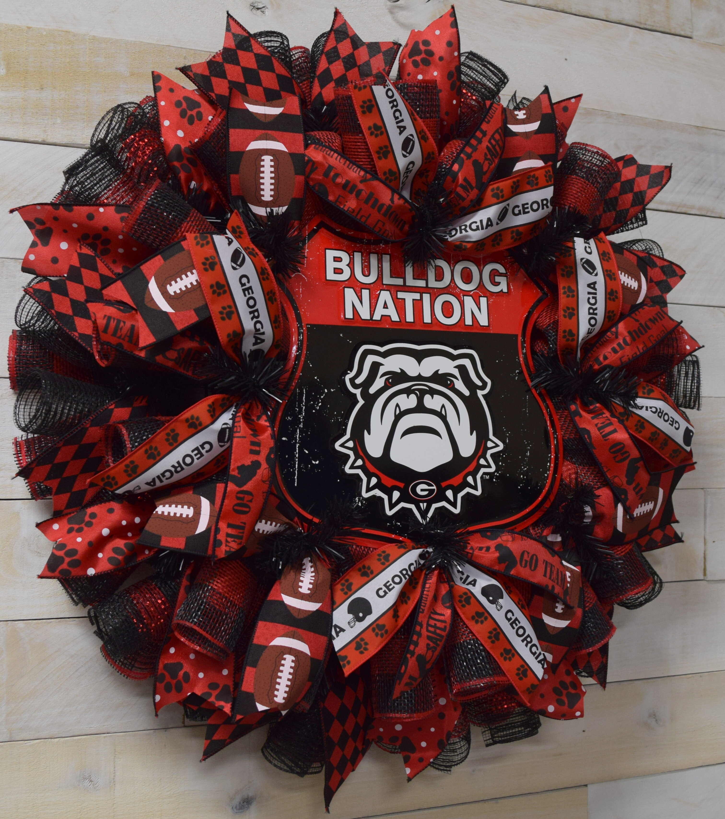 Shops Custom Georgia Bulldogs Wreath